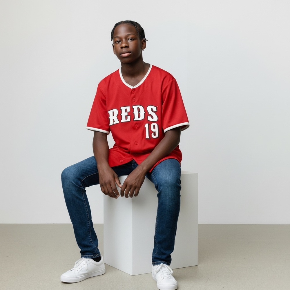 YOUTH/ Cincinnati Reds/ Joey Votto/ Authentic Jersey/Size:XL